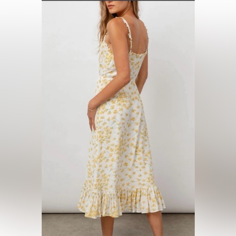 RAILS Adalyn Floral Midi Dress in Buttercup